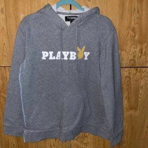 Women's Grey PacSun Playboy Hoodie